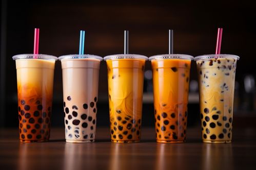 自制的珍珠奶茶飲品攝影圖片 創(chuàng)意海報